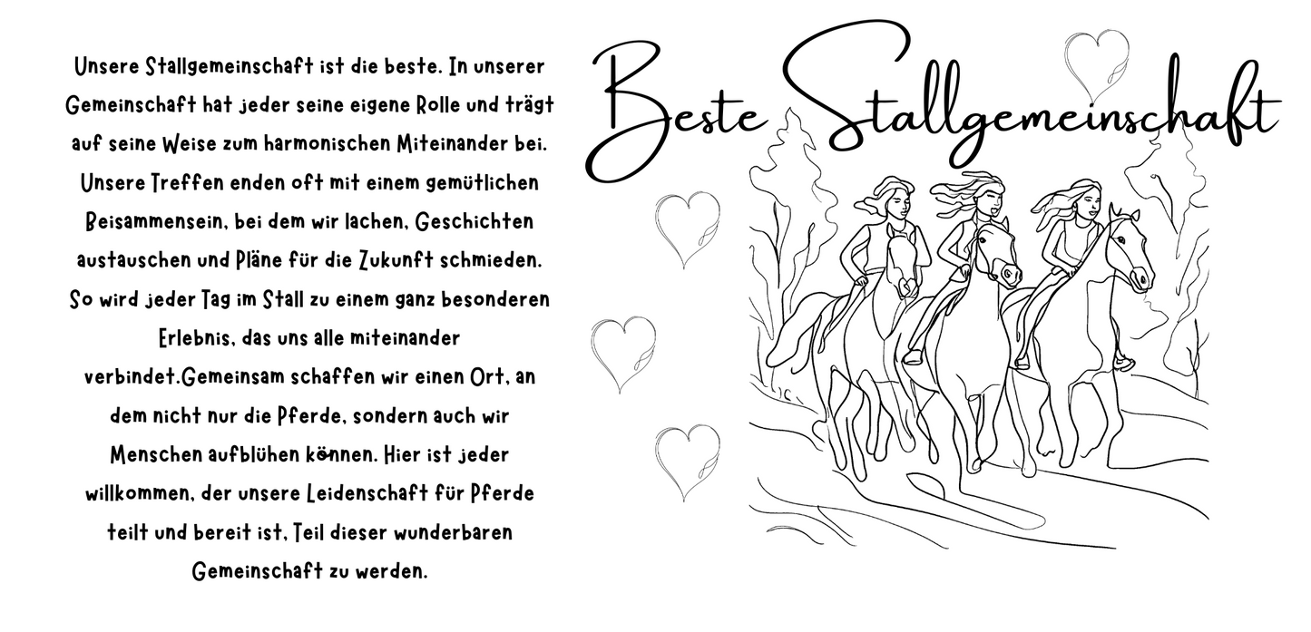Tasse "Beste Stallgemeinschaft"