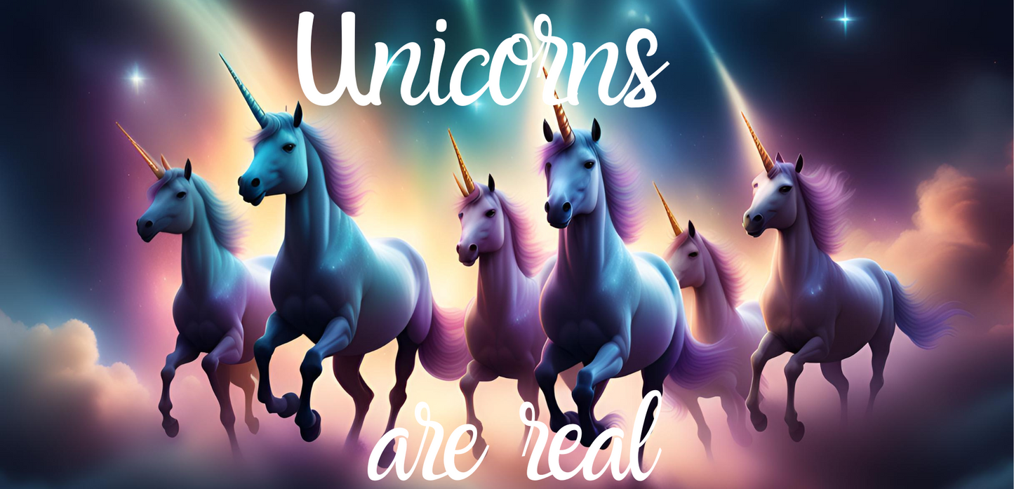 Tasse " Unicorns are real "